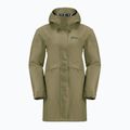 Palton de ploaie pentru femei Jack Wolfskin Cape West Coat bay leaf 7