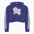 Hanorac pentru copii adidas Cropped Floral legacy indigo