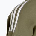 Hanorac pentru femei adidas Hyperglam Crop Crew focus olive 3