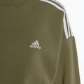 Hanorac pentru femei adidas Hyperglam Crop Crew focus olive 5