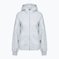 Hanorac pentru femei adidas  Studio Lounge Fleece Full Zip light grey