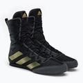 Încălțăminte de box adidas Box Hog 4 negru-galbenă GZ6116 4