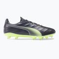 PUMA King Pro 21 FG ghete de fotbal pentru bărbați negru-verde 106549 05 2