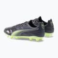 PUMA King Pro 21 FG ghete de fotbal pentru bărbați negru-verde 106549 05 3