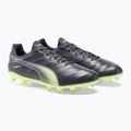 PUMA King Pro 21 FG ghete de fotbal pentru bărbați negru-verde 106549 05 4