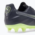 PUMA King Pro 21 FG ghete de fotbal pentru bărbați negru-verde 106549 05 8