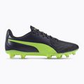 PUMA King Hero 21 FG ghete de fotbal pentru bărbați negru-verde 106554 05 2