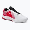 Încălțăminte de volei pentru copii PUMA Varion Jr alb-roșie 10658507