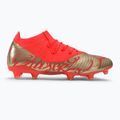 Ghete de fotbal pentru bărbați PUMA Future Z 3.4 Neymar Jr. FG/AG Orange/Gold 107106 01 2