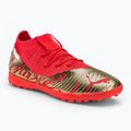 Ghete de fotbal pentru copii PUMA Future Z 3.4 Neymar Jr. TT portocaliu și auriu 107108 01