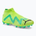 PUMA Future Match+ Ll FG/AG ghete de fotbal pentru bărbați verde 107176 03