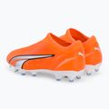 PUMA Ultra Match Ll FG/AG ghete de fotbal pentru copii, portocaliu 107229 01 3