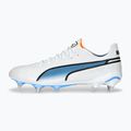 PUMA King Ultimate MXSG ghete de fotbal pentru bărbați puma alb/puma negru/blue glimmer/ultra orange 11