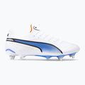 PUMA King Ultimate MXSG ghete de fotbal pentru bărbați puma alb/puma negru/blue glimmer/ultra orange 2