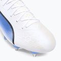 PUMA King Ultimate MXSG ghete de fotbal pentru bărbați puma alb/puma negru/blue glimmer/ultra orange 7