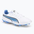 PUMA King Match FG/AG ghete de fotbal pentru bărbați alb 107257 01