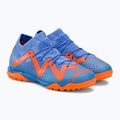 PUMA Future Match TT+Mid JR ghete de fotbal pentru copii albastru/portocaliu 107197 01 4