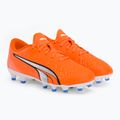 PUMA Ultra Play FG/AG ghete de fotbal pentru copii portocaliu 107233 01 4