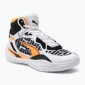 Pantofi de baschet pentru bărbați PUMA Playmaker Pro Mid Block Party puma alb