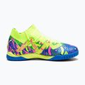 PUMA Future Match Energy IT + Mid Jr ghete de fotbal pentru copii ultra albastru/alerta galbenă/roz luminos 12