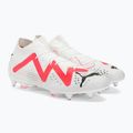 PUMA Future Match MXSG cizme de fotbal pentru bărbați puma alb/puma negru/fire orchid 4