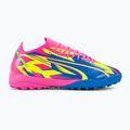 PUMA Ultra Match Energy TT ghete de fotbal pentru bărbați roz luminos/alerta galbenă/albastru ultra 4