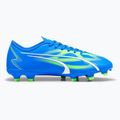 Ghete de fotbal pentru bărbați PUMA Ultra Play FG/AG ultra blue/puma white/pro green 9
