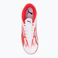 PUMA Ultra Play IT Jr ghete de fotbal pentru copii puma alb/puma negru/fire orchid 6