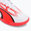 PUMA Ultra Play IT Jr ghete de fotbal pentru copii puma alb/puma negru/fire orchid 7