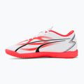 PUMA Ultra Play IT Jr ghete de fotbal pentru copii puma alb/puma negru/fire orchid 10