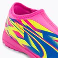 PUMA Match Ll Energy TT + Mid Jr cizme de fotbal pentru copii roz luminos/albastru ultra/galben alert 8