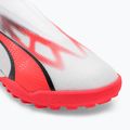 PUMA Ultra Match Ll TT + Mid Jr ghete de fotbal pentru copii puma alb/puma negru/fire orchid 7