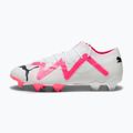 Cizme de fotbal pentru bărbați PUMA Future Ultimate Low FG/AG puma alb/puma negru/fire orchid 11