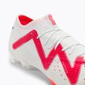 Cizme de fotbal pentru bărbați PUMA Future Ultimate Low FG/AG puma alb/puma negru/fire orchid 8