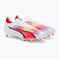 PUMA Ultra Ultimate FG/AG ghete de fotbal pentru bărbați puma alb/pum negru/fire orchid 4