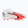 PUMA Ultra Match+ Ll FG/AG ghete de fotbal pentru bărbați puma alb/puma negru/fire orchid 4