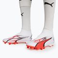PUMA Ultra Match+ Ll FG/AG ghete de fotbal pentru bărbați puma alb/puma negru/fire orchid 2