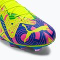 PUMA Future Match Energy FG/AG ghete de fotbal pentru bărbați ultra albastru/alerta galbenă/roz luminos 7