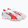 PUMA Ultra Match Ll FG/AG Jr ghete de fotbal pentru copii puma alb/puma negru/fire orchid 4