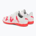 PUMA Future Play IT V Jr ghete de fotbal pentru copii puma white/fire orchid 3