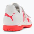 PUMA Future Play IT V Jr ghete de fotbal pentru copii puma white/fire orchid 9