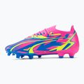 PUMA Ultra Match Energy FG/AG ghete de fotbal pentru bărbați roz luminos/alarmă galbenă/alarmă galbenă/albastru ultra 10