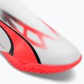 PUMA Ultra Match LL IT + Mid Jr ghete de fotbal pentru copii puma alb / puma negru / orhidee de foc 7