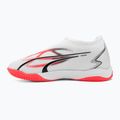 PUMA Ultra Match LL IT + Mid Jr ghete de fotbal pentru copii puma alb / puma negru / orhidee de foc 10