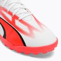 Cizme de fotbal pentru bărbați PUMA Ultra Play FG/AG puma alb/puma negru/fire orchid 9