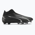 Ghete de fotbal pentru bărbați PUMA Ultra Match+ Ll FG/AG puma negru/asfalt 3