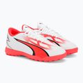 PUMA Ultra Play TT Jr ghete de fotbal pentru copii puma alb/puma negru/fire orchid 4