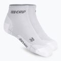 Șosete compresive de alergat pentru bărbați CEP Ultralight Low Cut carbon white