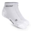 Șosete compresive de alergat pentru bărbați CEP Ultralight Low Cut carbon white 2