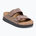 Klapki BIRKENSTOCK x Papillio Arizona Flex Platform Birko-Flor Narrow mocca